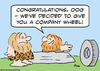 Cartoon: company wheel caveman (small) by rmay tagged company,wheel,caveman