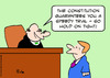 Cartoon: constitution guarantees speedy t (small) by rmay tagged constitution,guarantees,speedy,trial,judge