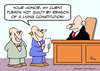 Cartoon: constitutional living not guilty (small) by rmay tagged constitutional,living,not,guilty