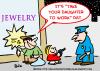 Cartoon: COP BURGLAR GIRL DAUGHTER WORK D (small) by rmay tagged cop,burglar,girl,daughter,work,day