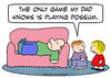 Cartoon: dad plays possum kids (small) by rmay tagged dad,plays,possum,kids