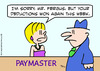 Cartoon: deductions won paymaster (small) by rmay tagged deductions,won,paymaster