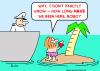 Cartoon: desert island how long bobo (small) by rmay tagged desert,island,how,long,bobo