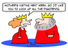 Cartoon: dissidents king queen mother loc (small) by rmay tagged dissidents,king,queen,mother,lock