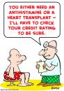 Cartoon: doctor credit rating (small) by rmay tagged doctor,credit,rating