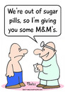 Cartoon: doctor placeboes m and ms (small) by rmay tagged doctor,placeboes,and,ms