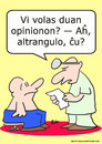 Cartoon: duan opinionon esperanto (small) by rmay tagged duan,opinionon,esperanto