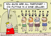Cartoon: dungeon king wine cellar pardon (small) by rmay tagged dungeon king wine cellar pardon