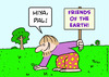 Cartoon: earth friends pat hiya hippie (small) by rmay tagged earth,friends,pat,hiya,hippie
