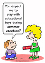 Cartoon: educational toys summer vacation (small) by rmay tagged educational,toys,summer,vacation