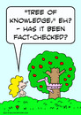 Cartoon: eve snake apple fact checked tre (small) by rmay tagged eve,snake,apple,fact,checked,tre