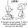 Cartoon: FDA (small) by rmay tagged fda