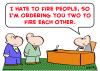 Cartoon: fire each other (small) by rmay tagged fire,each,other