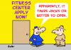 Cartoon: FITNESS CENTER JACKS OR BETTER (small) by rmay tagged fitness,center,jacks,or,better