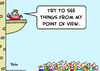 Cartoon: from my point of view king (small) by rmay tagged from,my,point,of,view,king