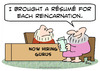 Cartoon: guru resume each reincarnation (small) by rmay tagged guru,resume,each,reincarnation