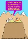 Cartoon: GURUS FAITH MOVE MOUNTAINS (small) by rmay tagged gurus,faith,move,mountains