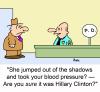 Cartoon: Hillary and health care (small) by rmay tagged hillary,clinton