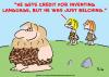 Cartoon: inventing language belching cave (small) by rmay tagged inventing language belching cave