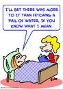 Cartoon: jack jill pail waiter (small) by rmay tagged jack,jill,pail,waiter