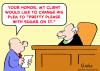 Cartoon: judge pretty please sugar (small) by rmay tagged judge,pretty,please,sugar