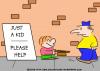 Cartoon: JUST A KID PLEASE HELP (small) by rmay tagged just,kid,please,help
