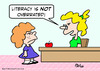 Cartoon: kid school literacy overrated (small) by rmay tagged kid,school,literacy,overrated