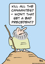 Cartoon: kill canaanites moses (small) by rmay tagged kill,canaanites,moses