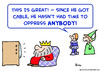 Cartoon: king cable time oppress (small) by rmay tagged king,cable,time,oppress