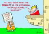 Cartoon: king disturbing peace (small) by rmay tagged king,disturbing,peace