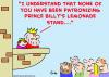Cartoon: king prince lemonade stand (small) by rmay tagged king,prince,lemonade,stand