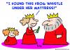 Cartoon: king princess frog whistle (small) by rmay tagged king princess frog whistle