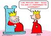 Cartoon: king queen rearrange government (small) by rmay tagged king,queen,rearrange,government