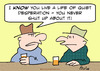 Cartoon: life quiet desperation (small) by rmay tagged life,quiet,desperation