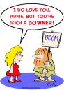 Cartoon: love doom downer (small) by rmay tagged love,doom,downer