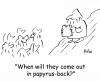 Cartoon: Moses papyrus (small) by rmay tagged moses papyrus