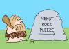 Cartoon: NEKST ROKK PLEEZE CAVEMAN (small) by rmay tagged nekst rokk pleeze caveman