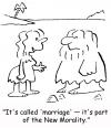 Cartoon: new morality (small) by rmay tagged new morality