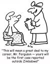 Cartoon: Outside Zimbabwe (small) by rmay tagged outside,zimbabwe,doctor,patient