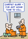 Cartoon: prison cards time kill (small) by rmay tagged prison cards time kill