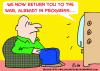 Cartoon: RETURN WAR ALREADY PROGRESS (small) by rmay tagged return,war,already,progress