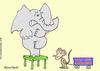 Cartoon: Ron Paul Campaign mouse elephant (small) by rmay tagged ron paul campaign mouse elephant