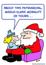 Cartoon: santa claus patriarchal morality (small) by rmay tagged santa,claus,patriarchal,morality