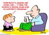 Cartoon: school austerity program grades (small) by rmay tagged school,austerity,program,grades