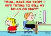 Cartoon: sell dolls on ebay (small) by rmay tagged sell,dolls,on,ebay