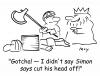 Cartoon: simon says (small) by rmay tagged simon,says