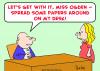 Cartoon: spread papers around (small) by rmay tagged spread,papers,around