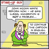 Cartoon: SUG english press one mccain (small) by rmay tagged sug,english,press,one,mccain