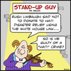 Cartoon: SUG haiti limbaugh crime (small) by rmay tagged sug,haiti,limbaugh,crime