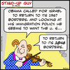 Cartoon: SUGborders obama israel 1967 (small) by rmay tagged borders,obama,israel,1967